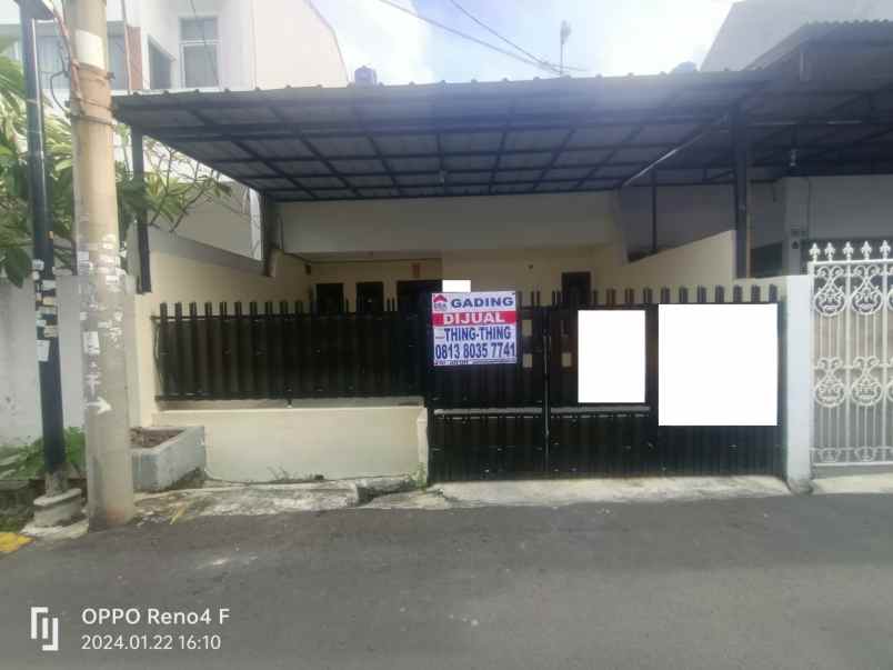 dijual rumah sunter hijau sunter jaya