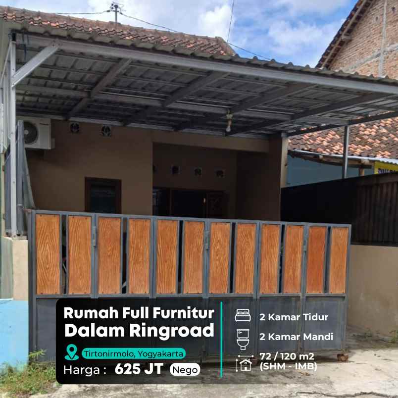 dijual rumah tirtonirmolo