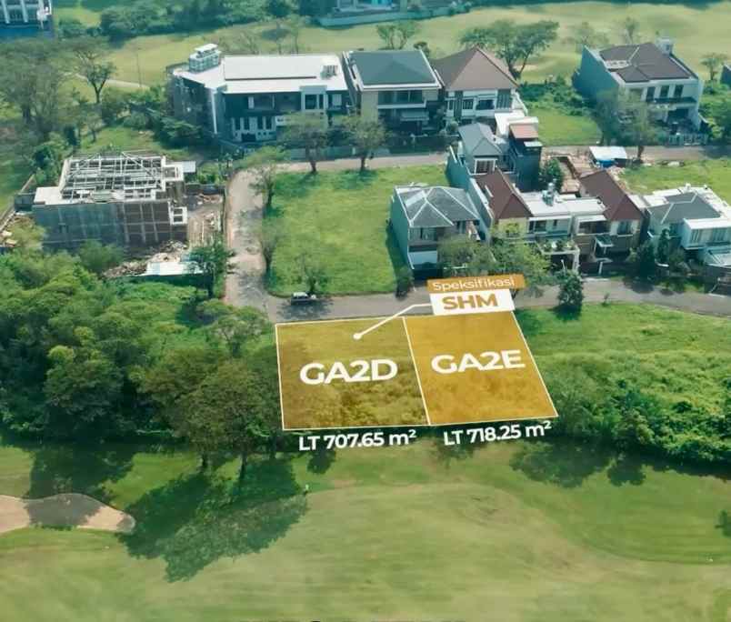 dijual tanah bukit golf international