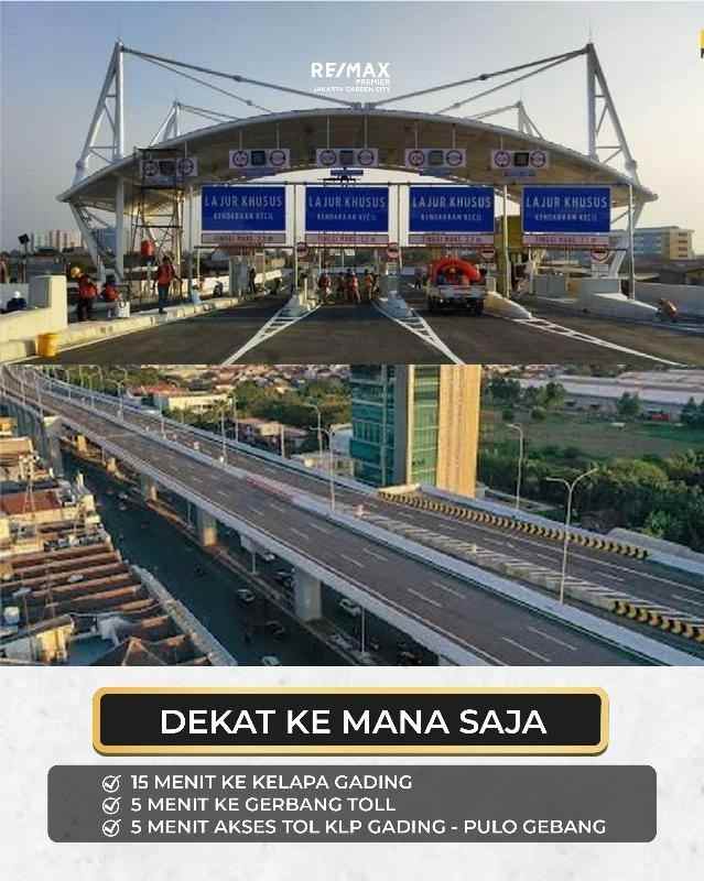 dijual tanah cluster thames jgc jakarta