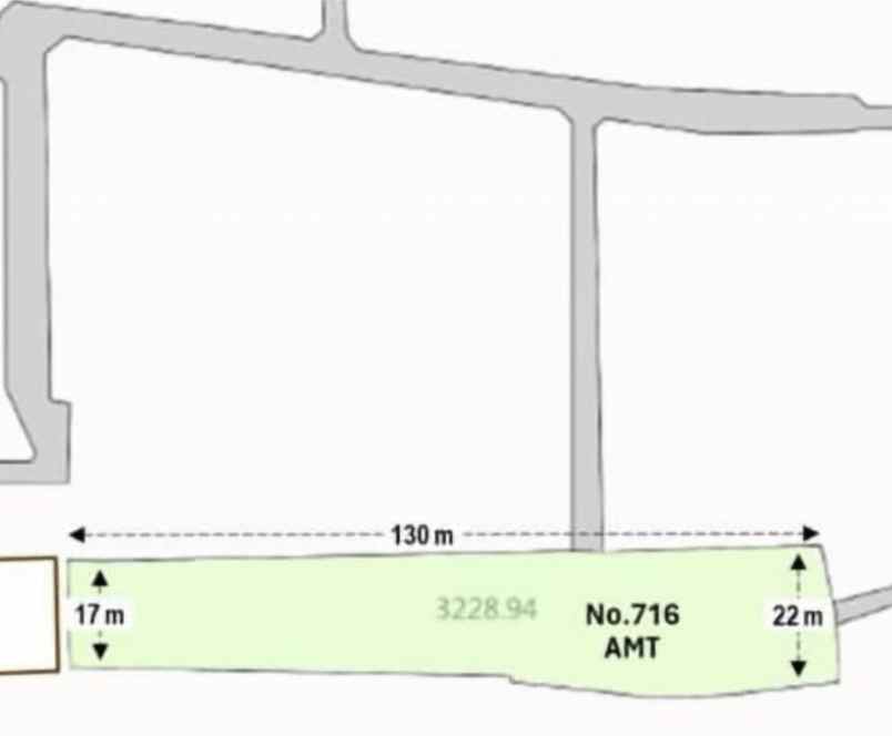 dijual tanah depan sekolah gandhi