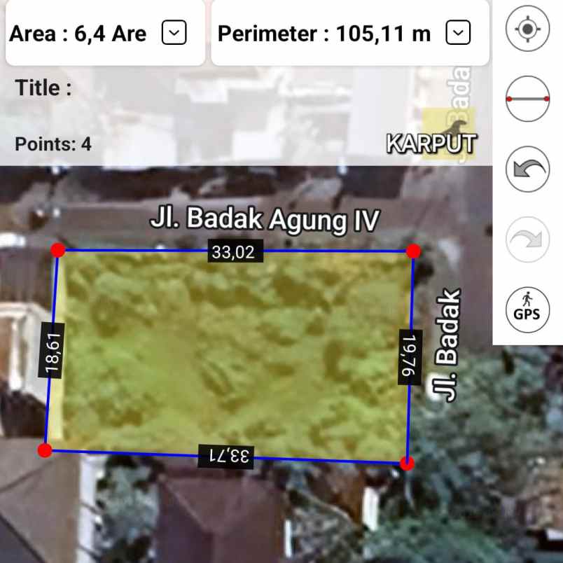 dijual tanah drupadi
