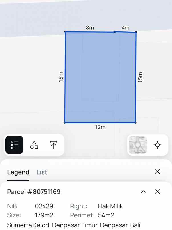 dijual tanah drupadi
