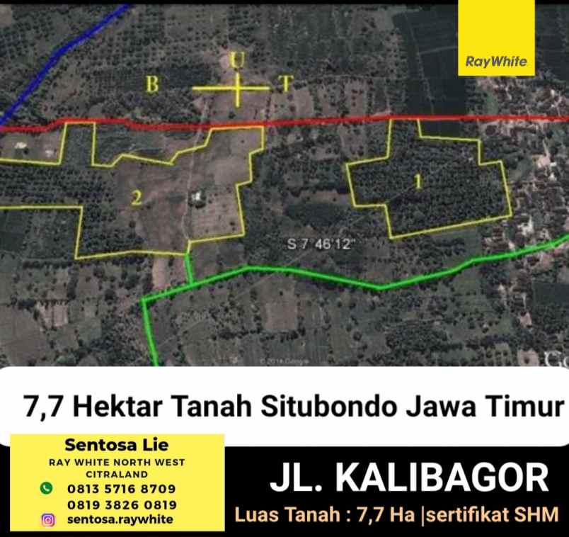 dijual tanah jalan kalibagor