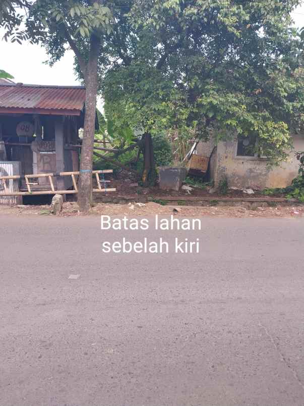 dijual tanah jalan raya cipamokolan