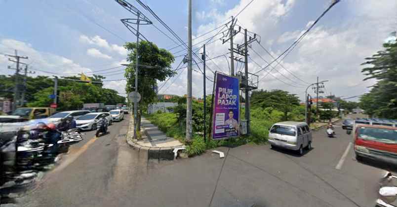 dijual tanah jalan raya wiyung