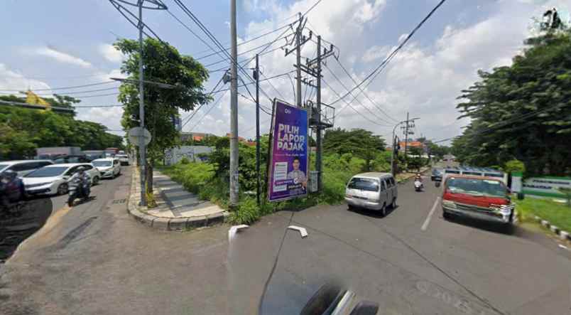 dijual tanah jalan raya wiyung