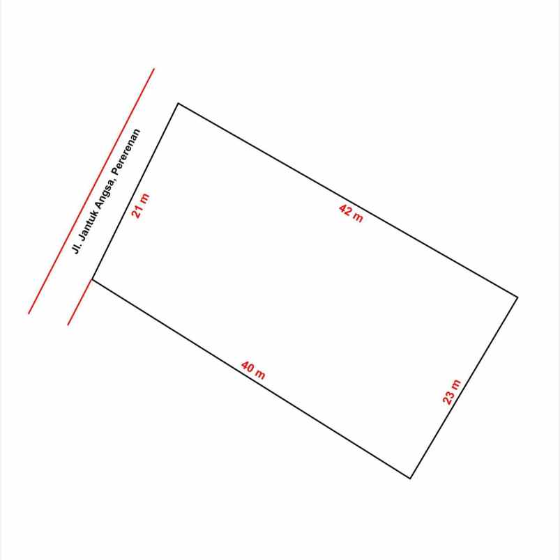 dijual tanah jantuk angsa
