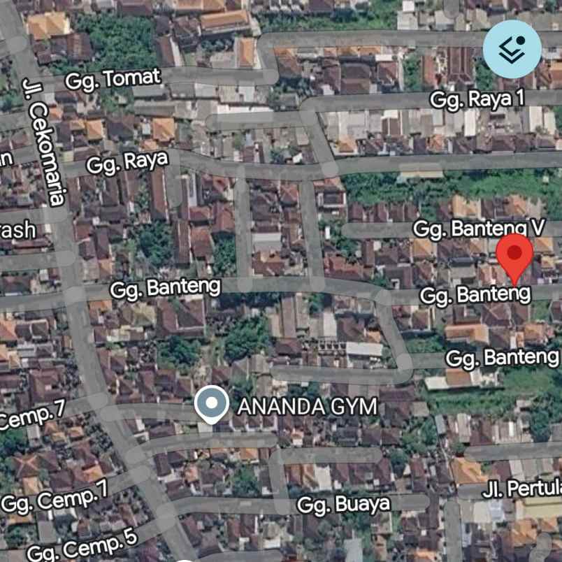 dijual tanah jl cekomaria