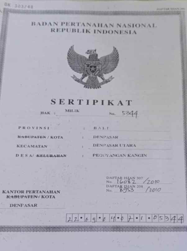 dijual tanah jl cekomaria