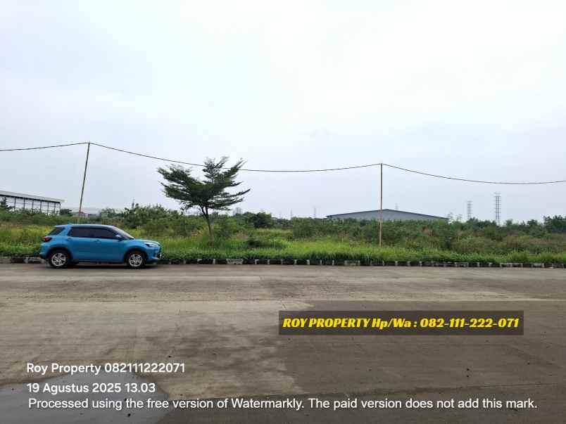 dijual tanah jl marunda makmur