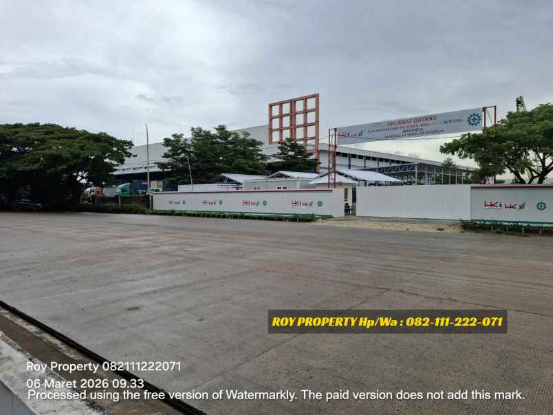 dijual tanah jl marunda makmur