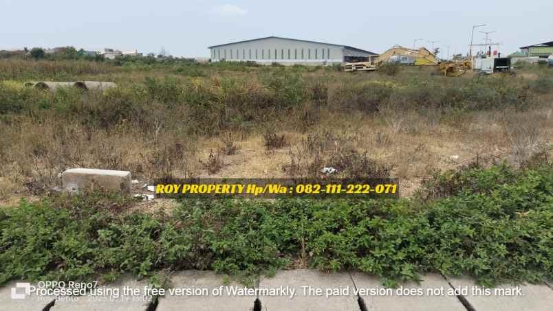 dijual tanah jl marunda makmur segara