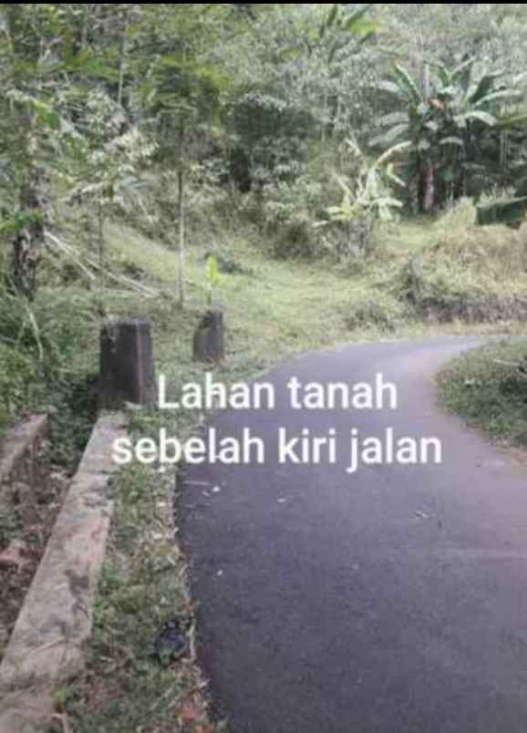 dijual tanah jl parigi desa pasangrahan