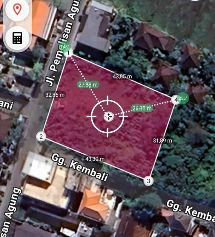 dijual tanah jl pemelisan agung
