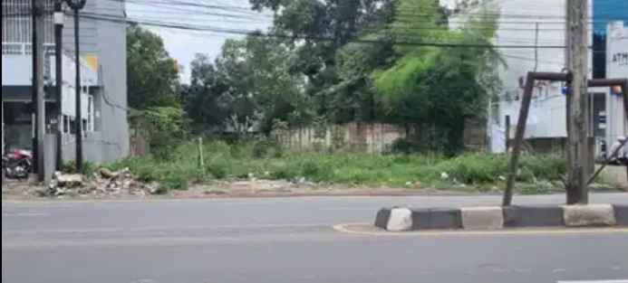 dijual tanah jl raya merak batin natar