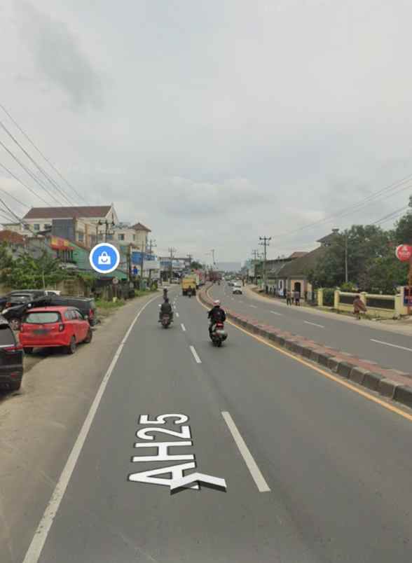 dijual tanah jl raya merak batin natar