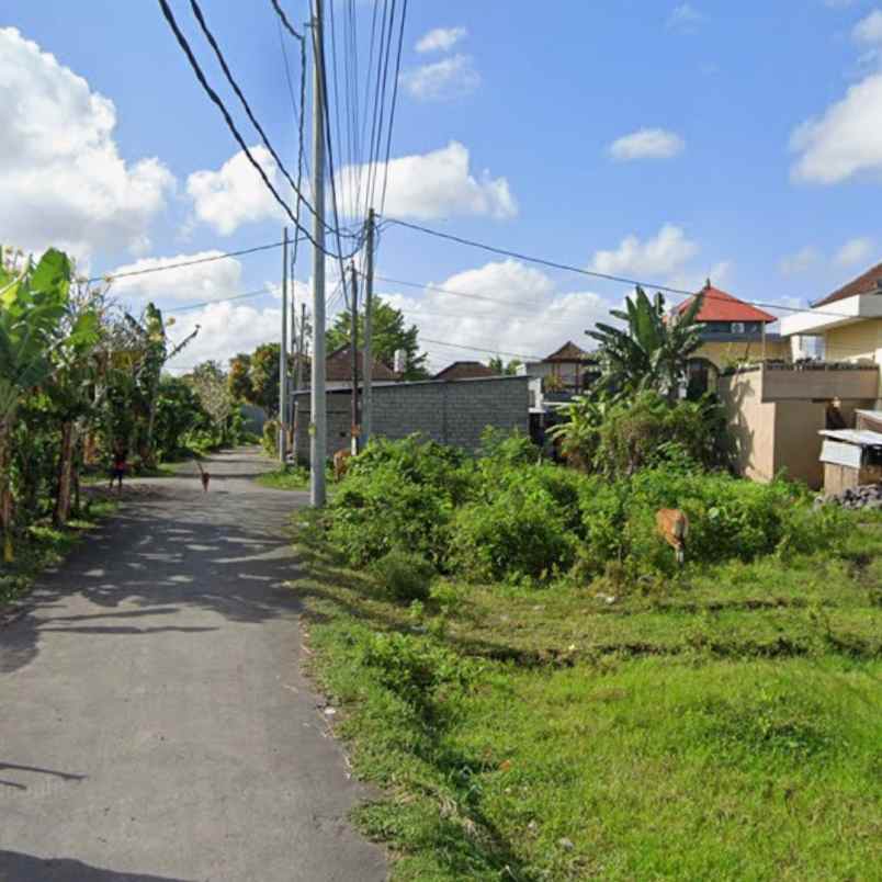 dijual tanah jl raya munggu kapal