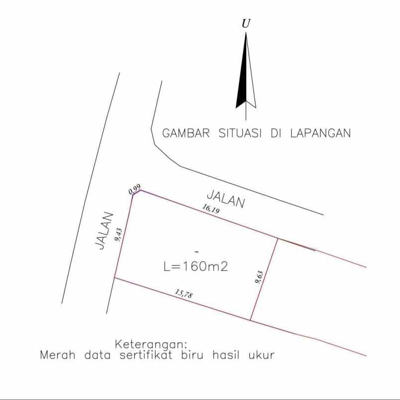 dijual tanah jl raya munggu kapal