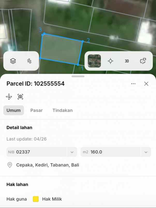 dijual tanah jl raya munggu kapal
