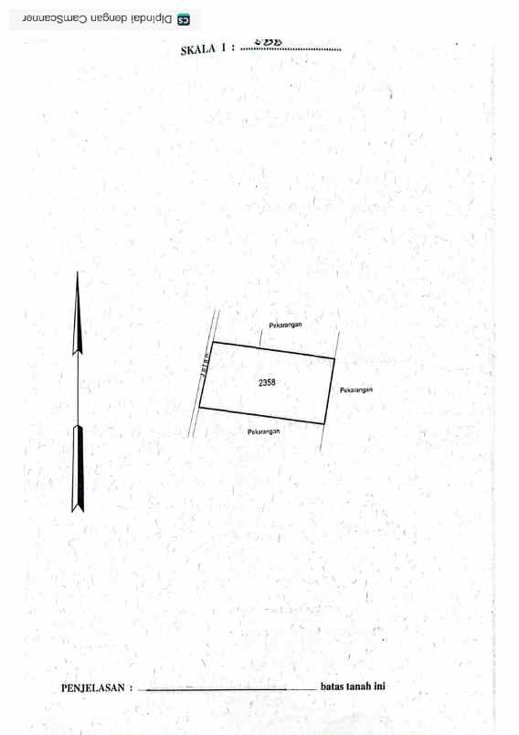 dijual tanah jl ringin raya condong