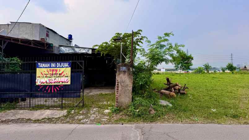 dijual tanah jl sukapura mengger