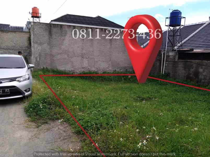 dijual tanah kotak siap bangun cihanjuang 2jt an meter