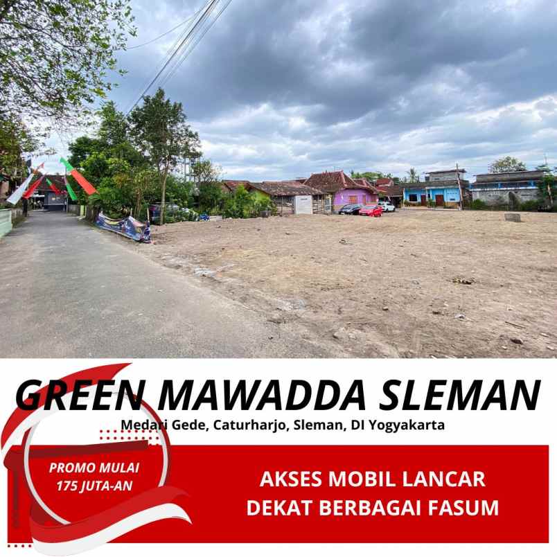 dijual tanah medari gede caturharjo