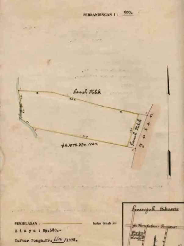 dijual tanah muding mekar