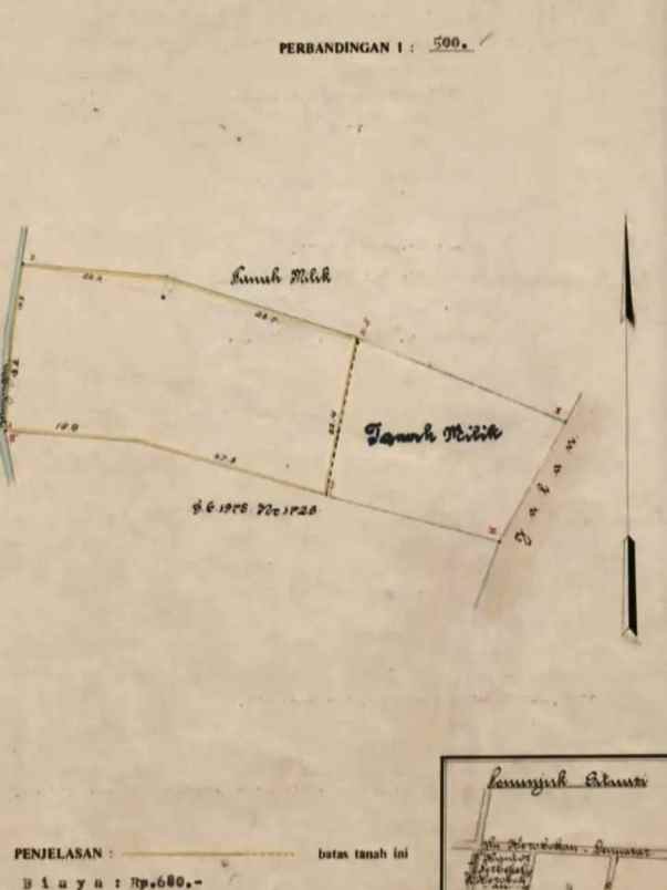 dijual tanah muding mekar