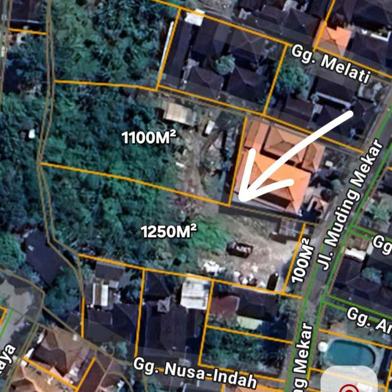 dijual tanah muding mekar