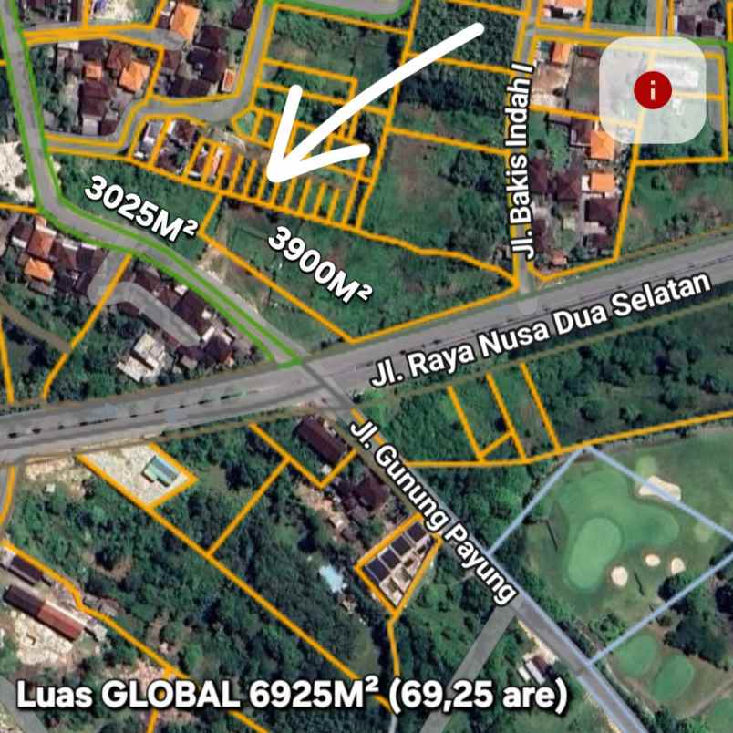 dijual tanah pantai pandawa
