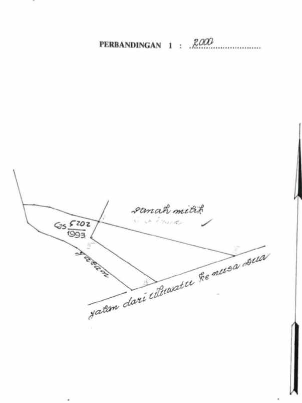 dijual tanah pantai pandawa
