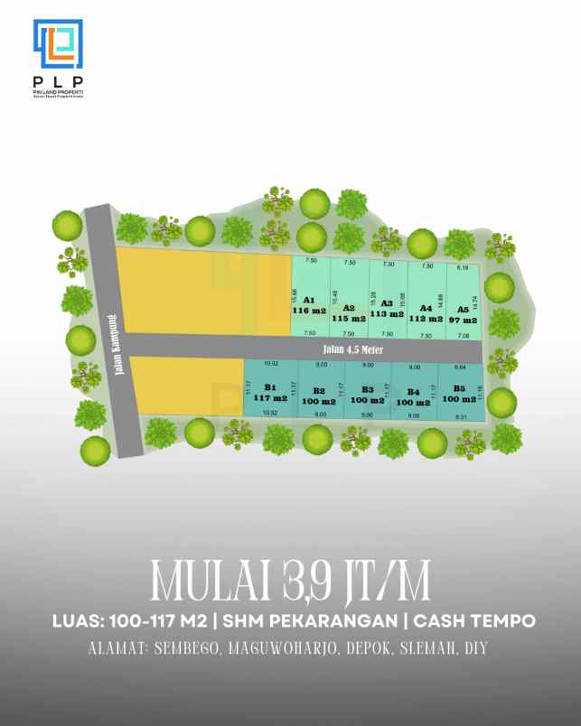 dijual tanah sembego maguwoharjo depok