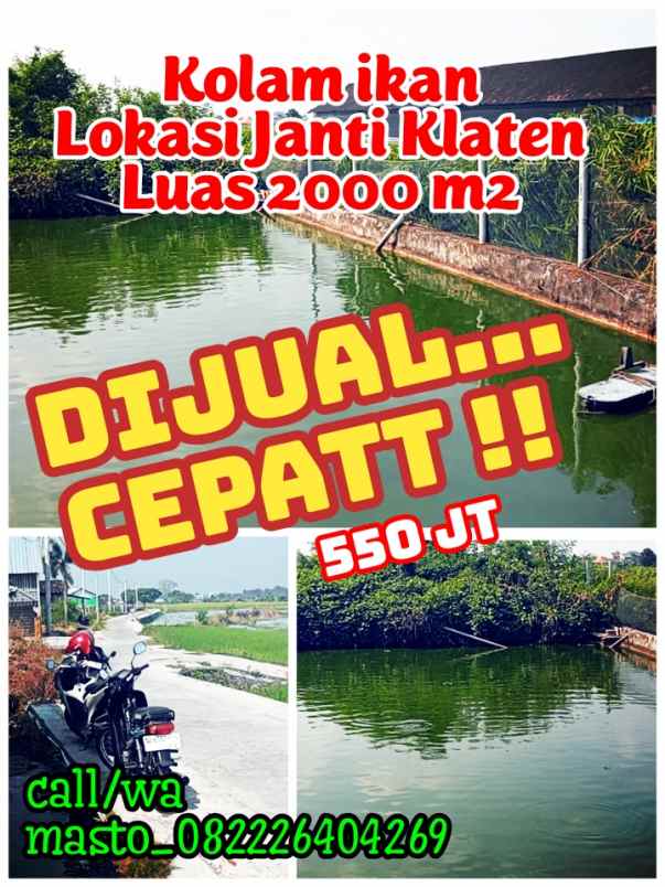 dijual tanah wisata janti klaten