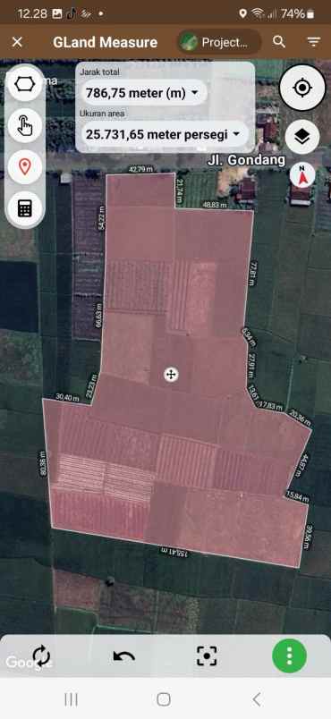 dijual tanah zona industri di nganjuk