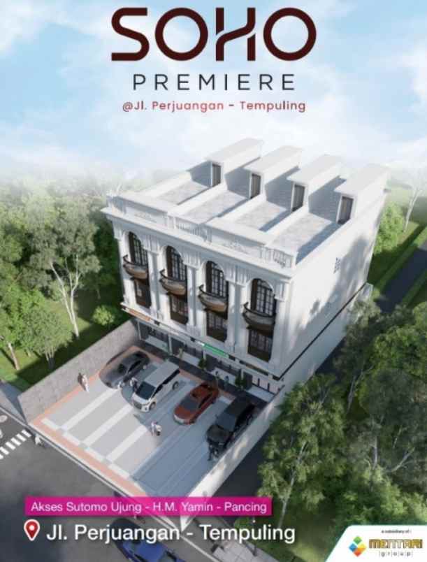 dijual villa jalan bilal ujung