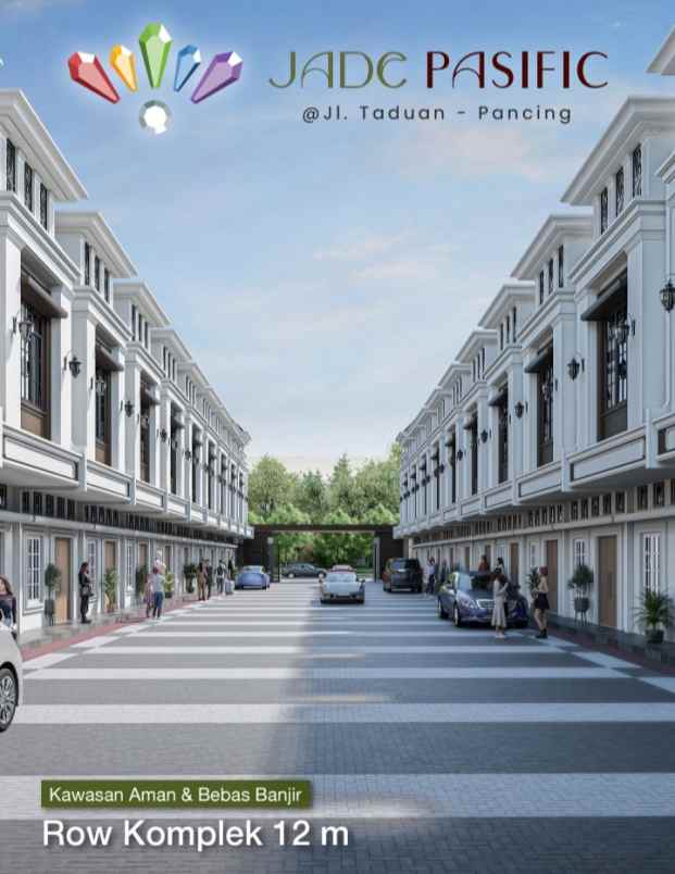 dijual villa jalan taduan mmtc pancing