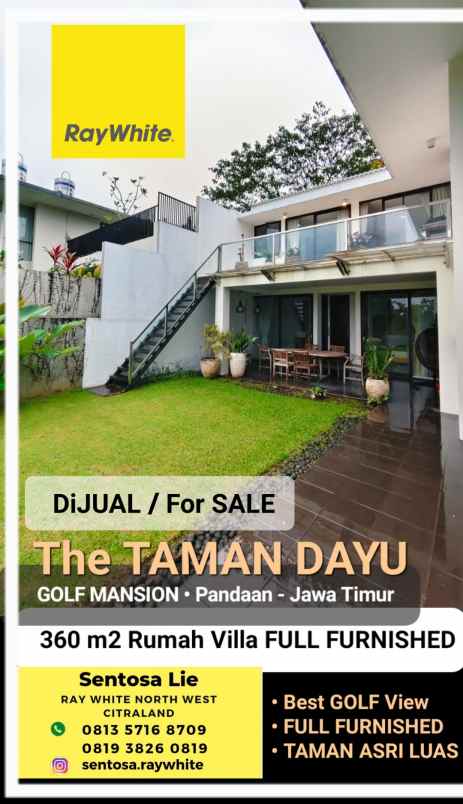 dijual villa jalan taman dayu