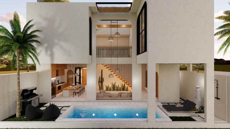 Villa Mewah 2 Lantai Dekat Jalan Raya Utama Di Jimbaran