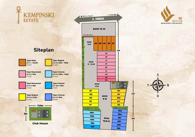 dijual villa kempinski estate jalan