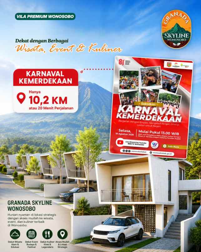 dijual villa kertex wonosobo jawa tengah