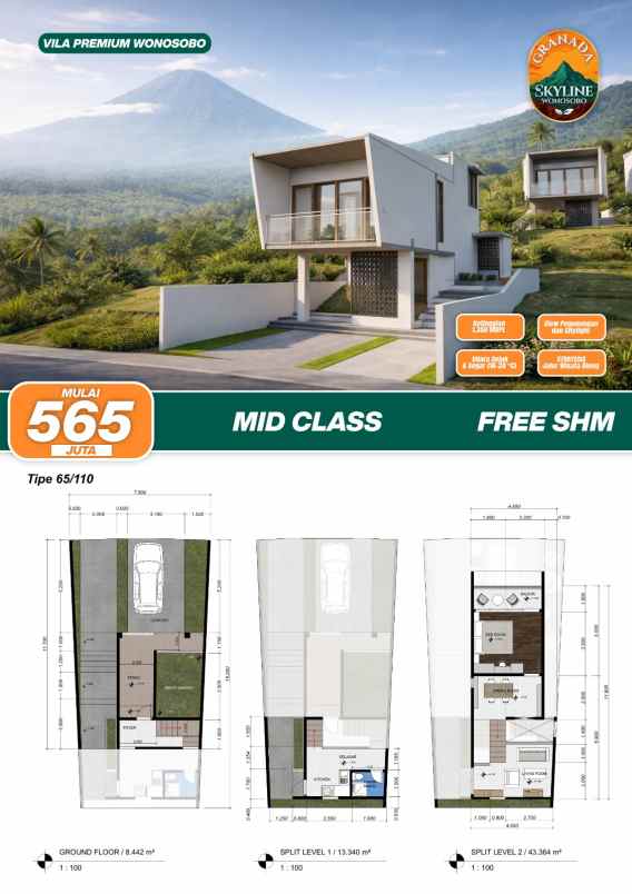 dijual villa kertex wonosobo jawa tengah