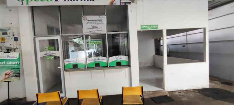 disewakan ruang kerja kantor bekas apotek