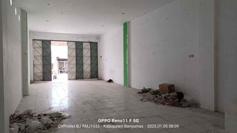 disewakan ruko gudang kantor jl raya notog notog kidul