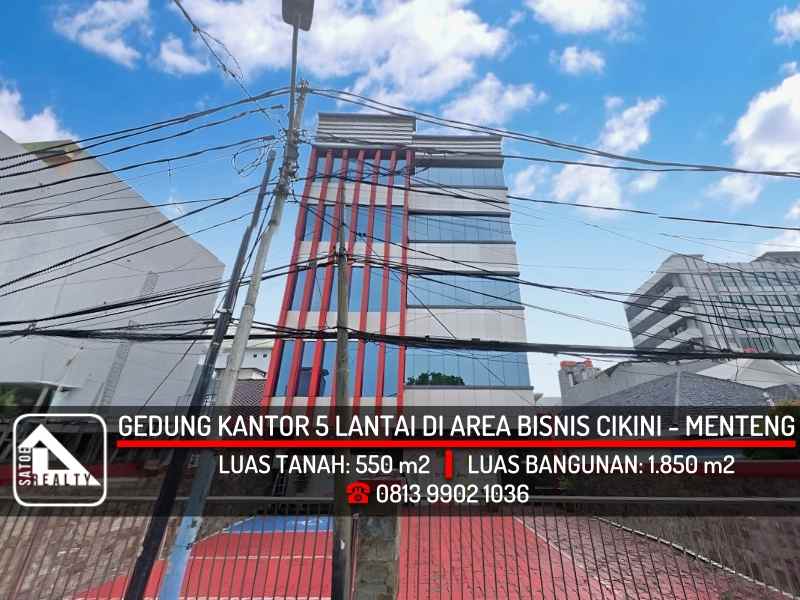 gedung kantor 5 lantai di cikini menteng jakarta pusat
