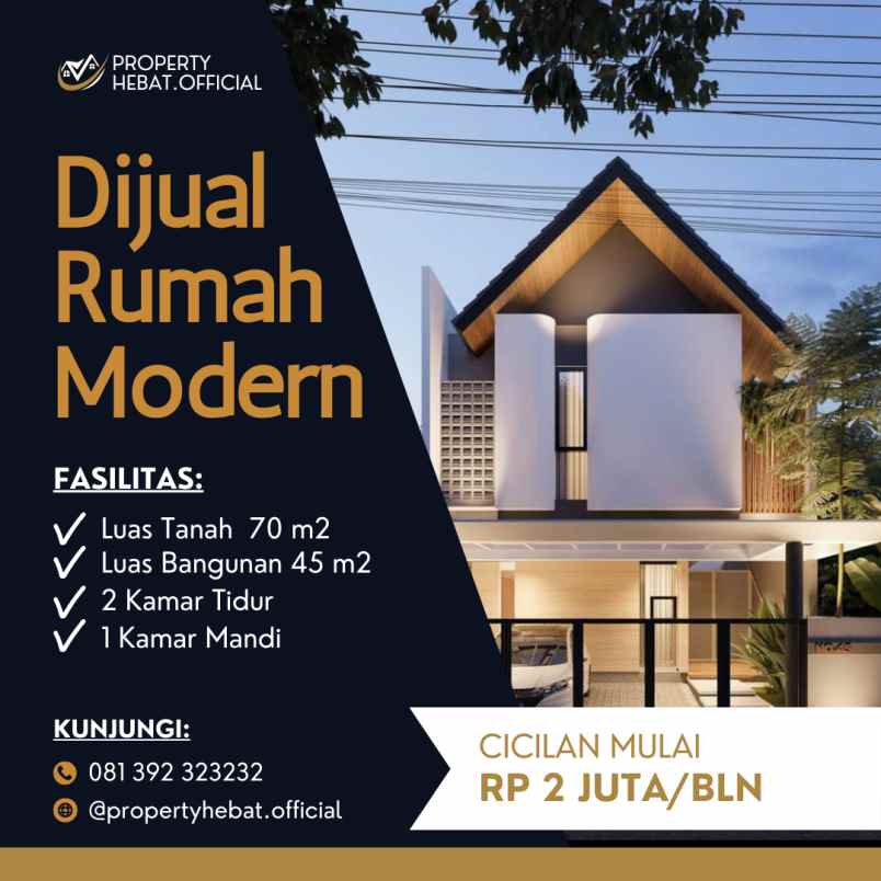 hunian dua lantai harga satu lantai