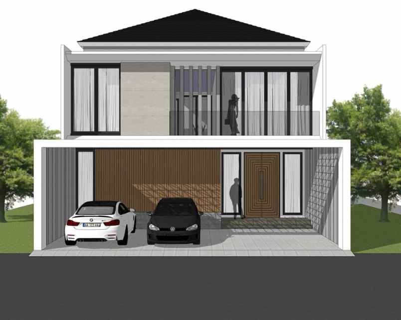 hunian mewah 2 lantai di jalan cemara kipas pekanbaru