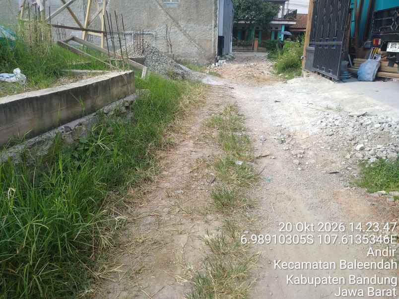 jual tanah darat posisi pojok