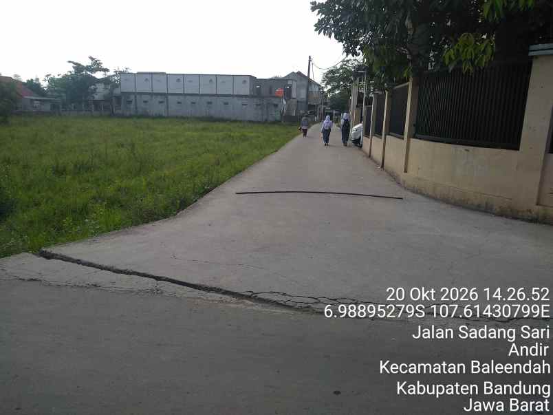 jual tanah darat posisi pojok